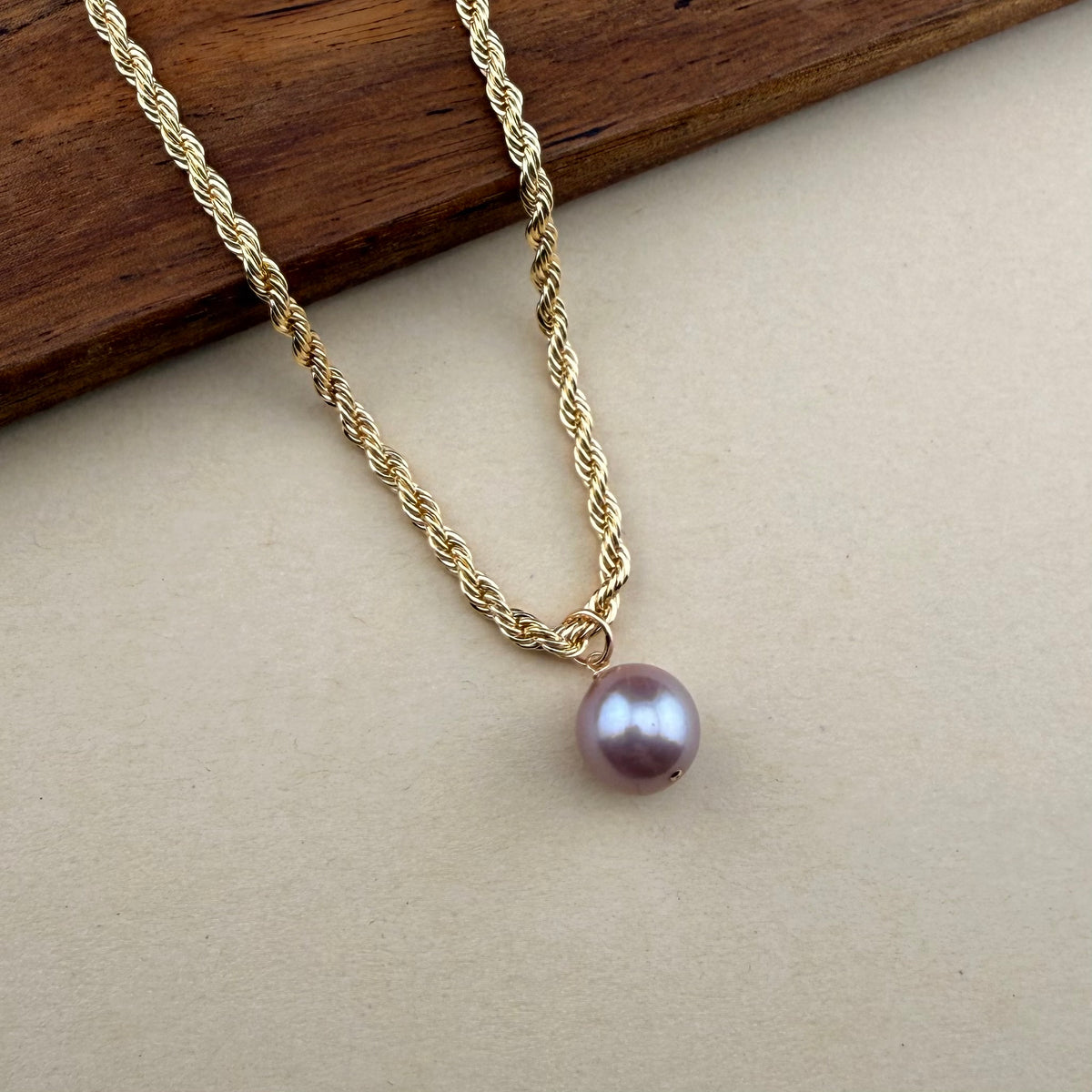 Pink Edison Rope Chain