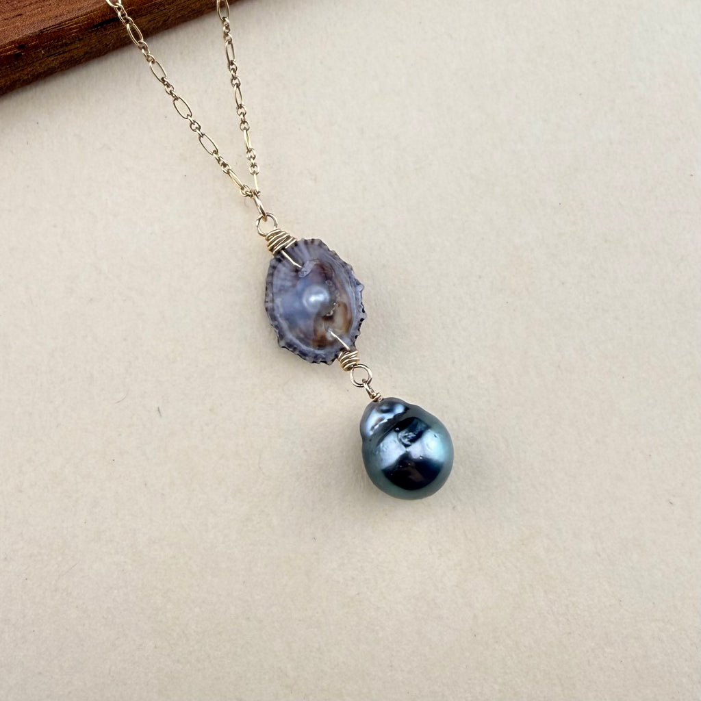 Opihi Awa Tahitian Necklace | Buried Treasure Collection