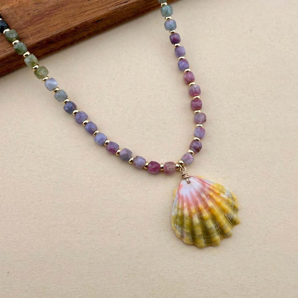 Watermelon Sunrise Necklace | Buried Treasure Collection