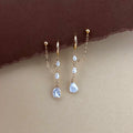 Petal Keshi Pearl Double Pierced Earrings