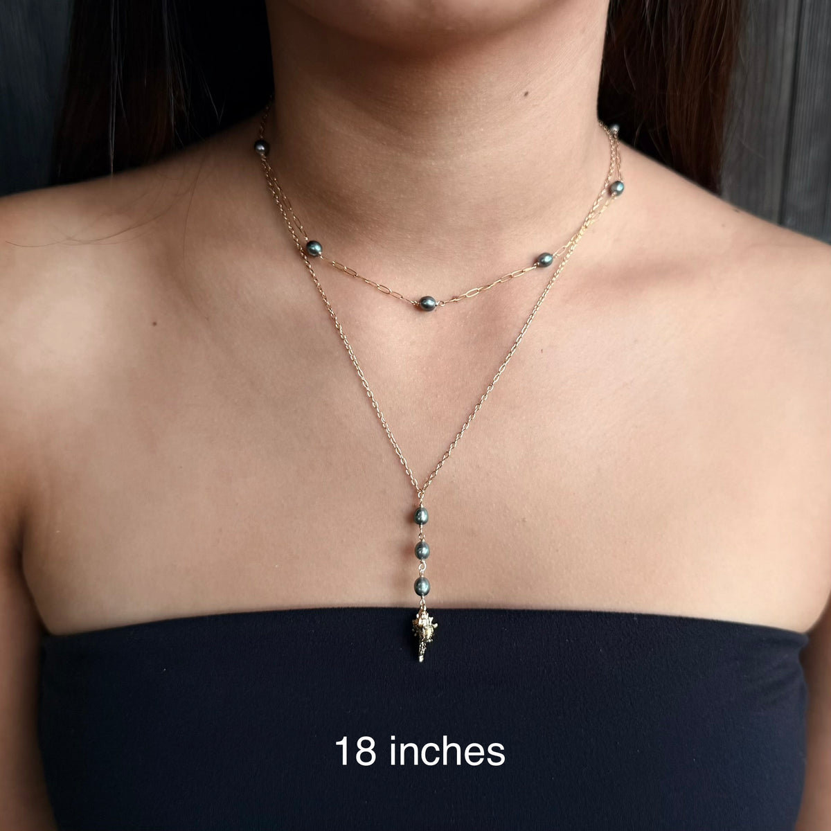 Golden Conch Necklace