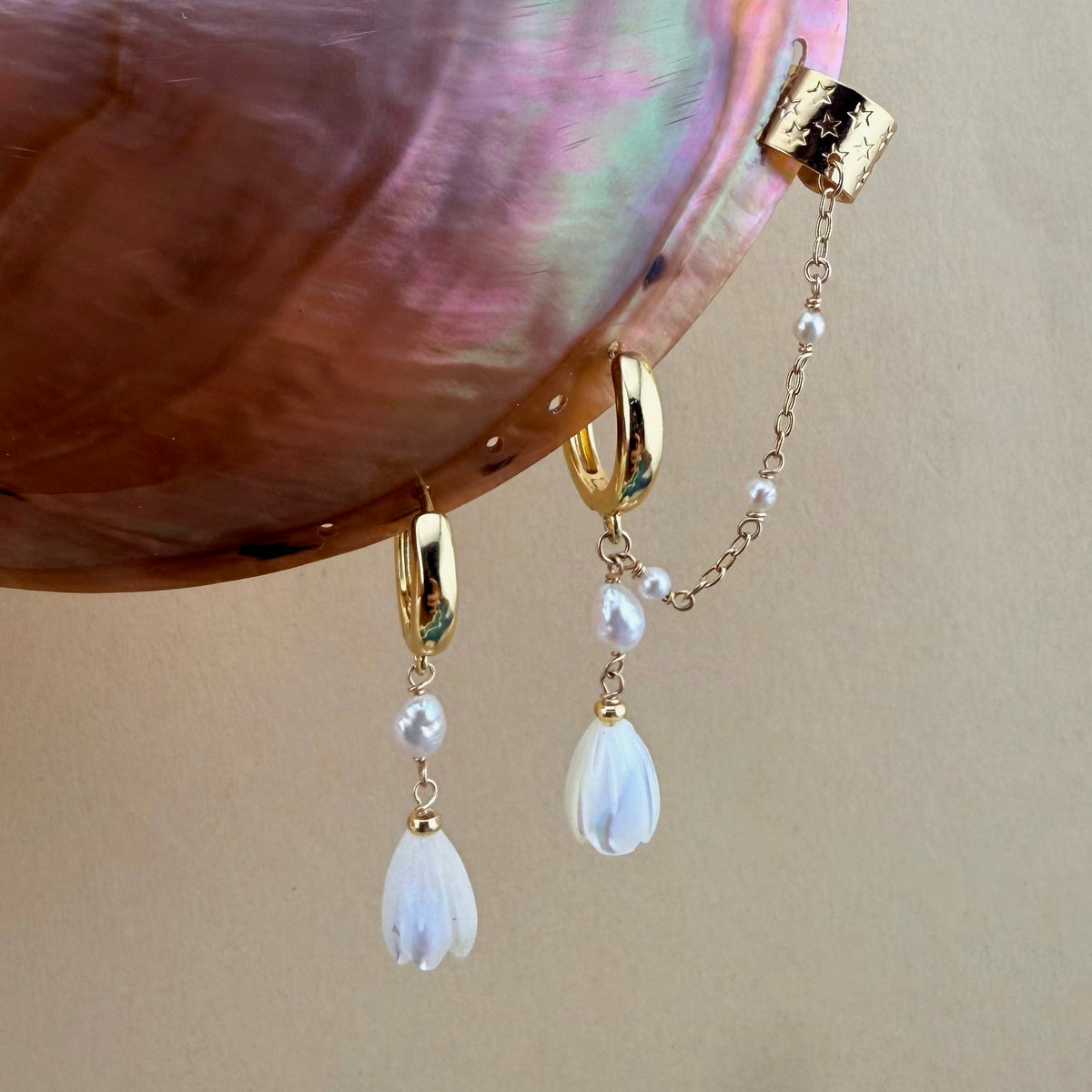 Pikake Mid Earring Cuff | No Helix Piercing Needed