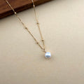 Dainty pearl choker
