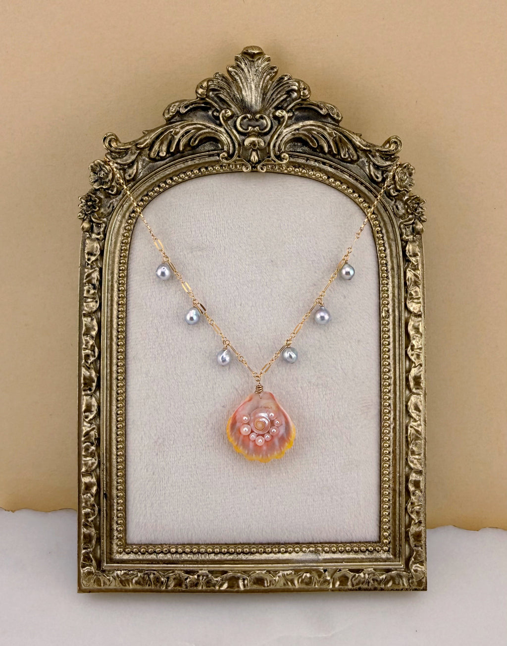 Sunrise & Blue Akoya Necklace | Buried Treasure Collection