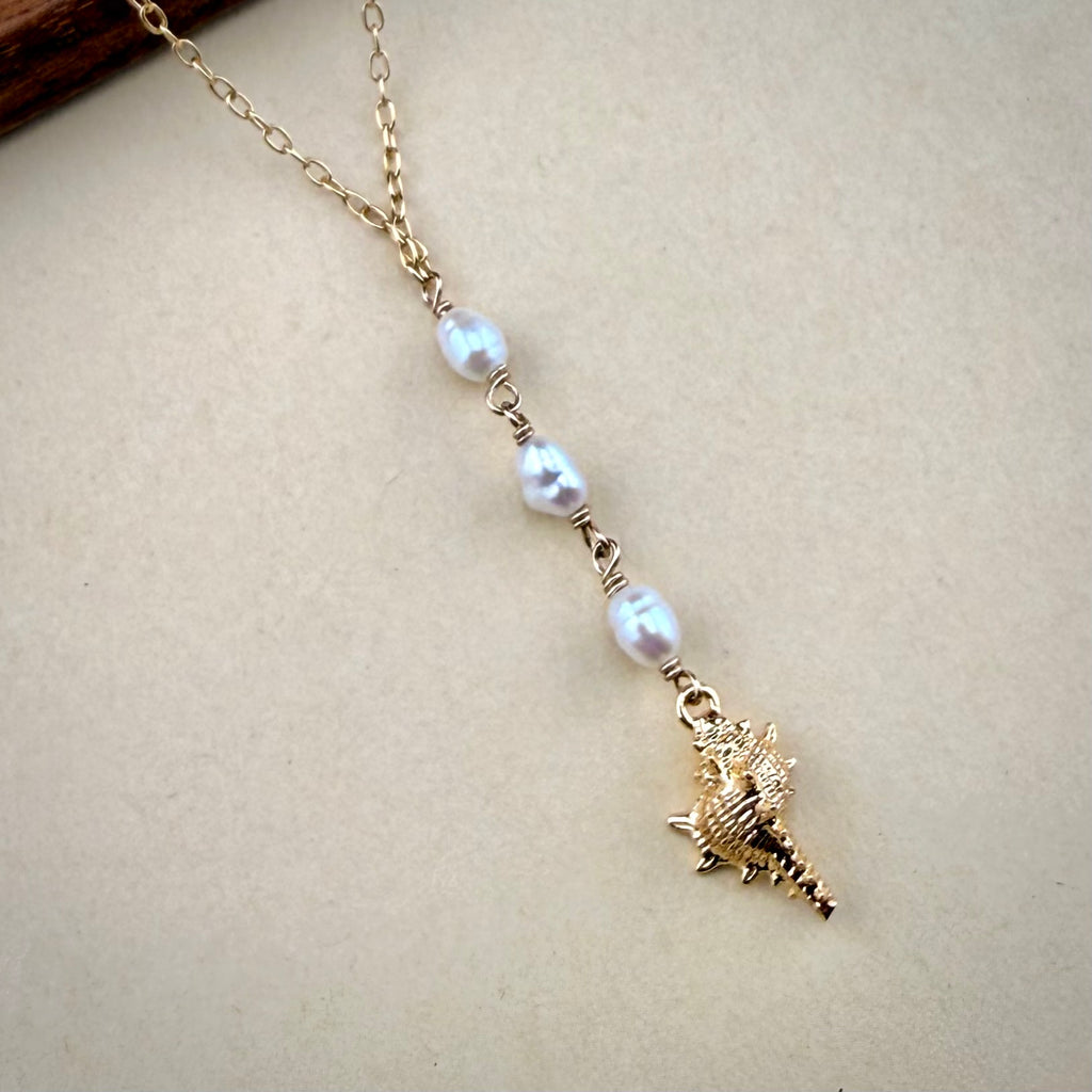 Golden Conch Necklace