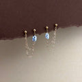 Keshi Chain Double Studs