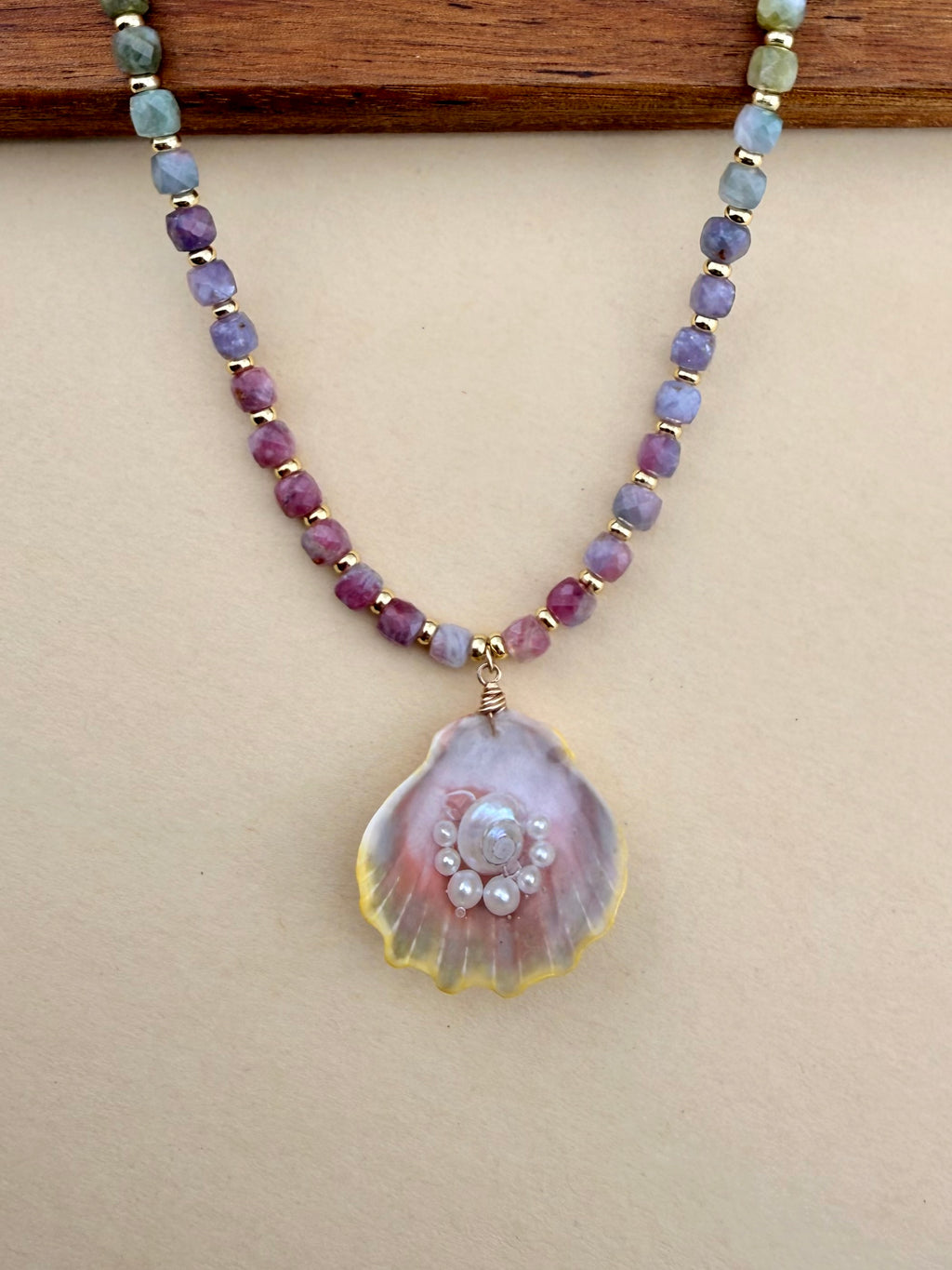 Watermelon Sunrise Necklace | Buried Treasure Collection