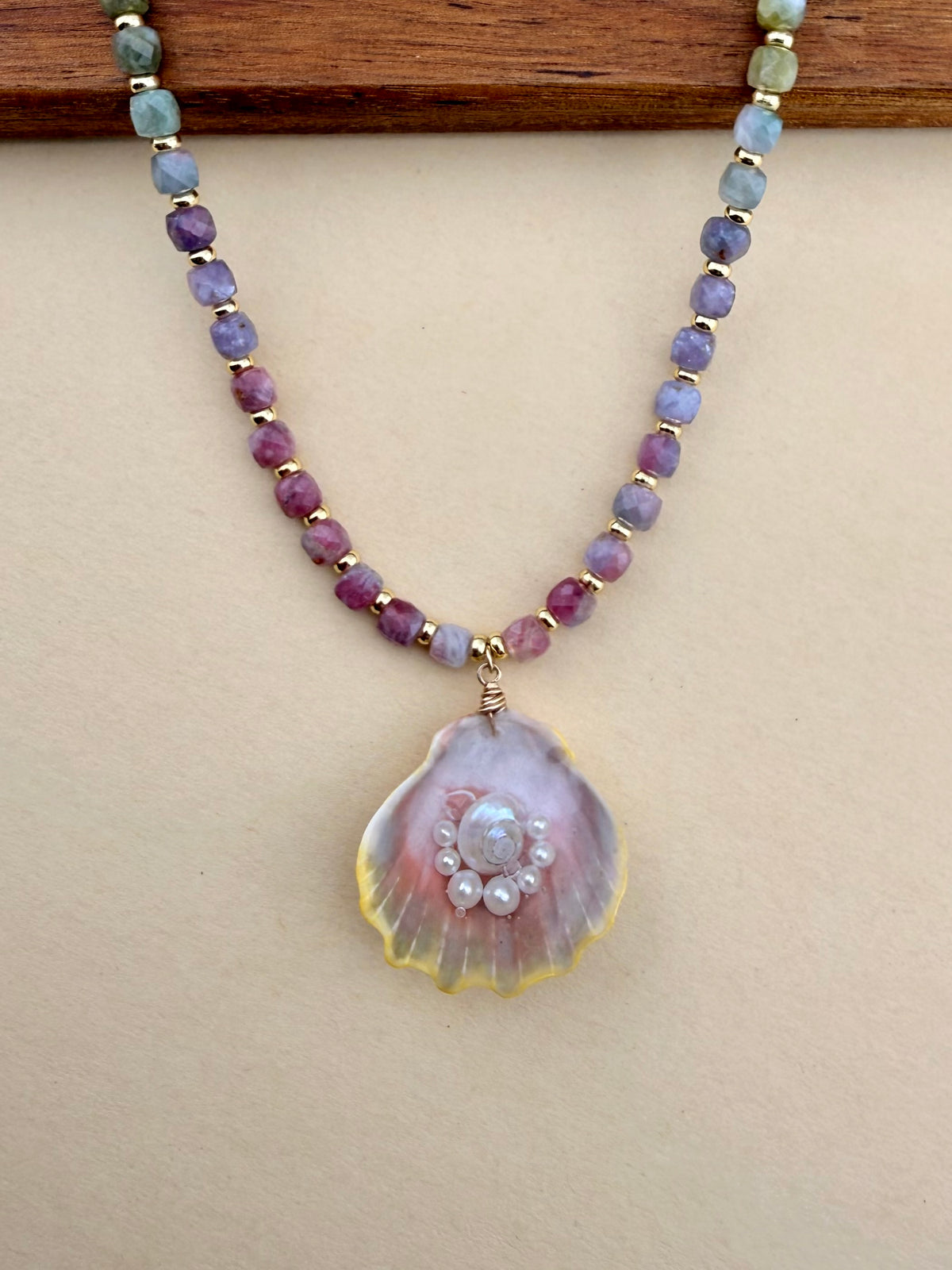Watermelon Sunrise Necklace | Buried Treasure Collection
