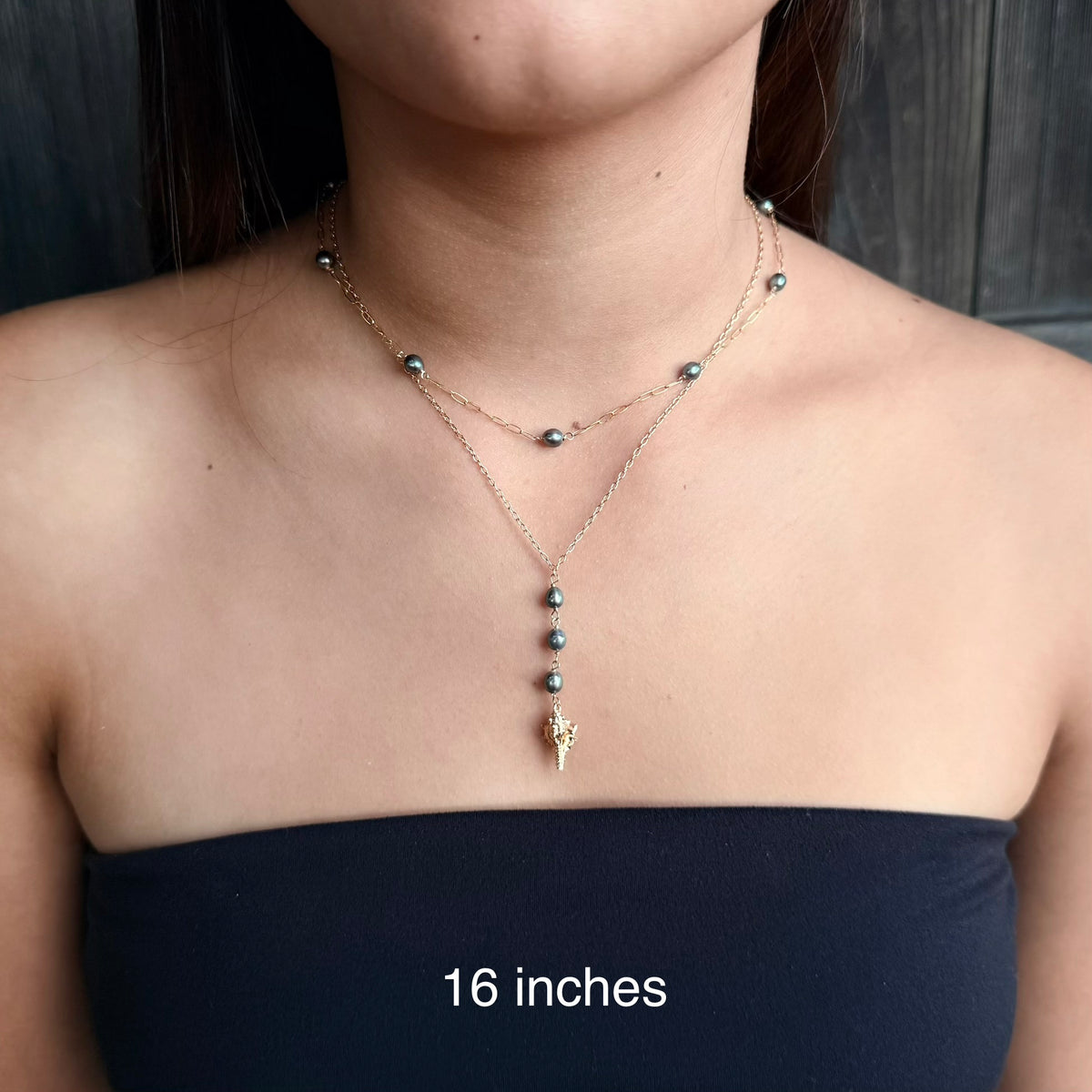 Golden Conch Necklace