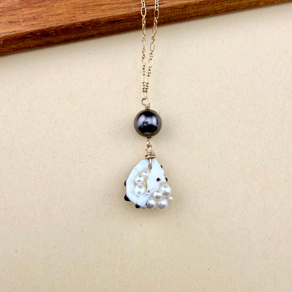 Tahitian Drupe Necklace | Buried Treasure Collection