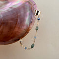 Jade Pearl Helix Cuff | No helix piercing needed