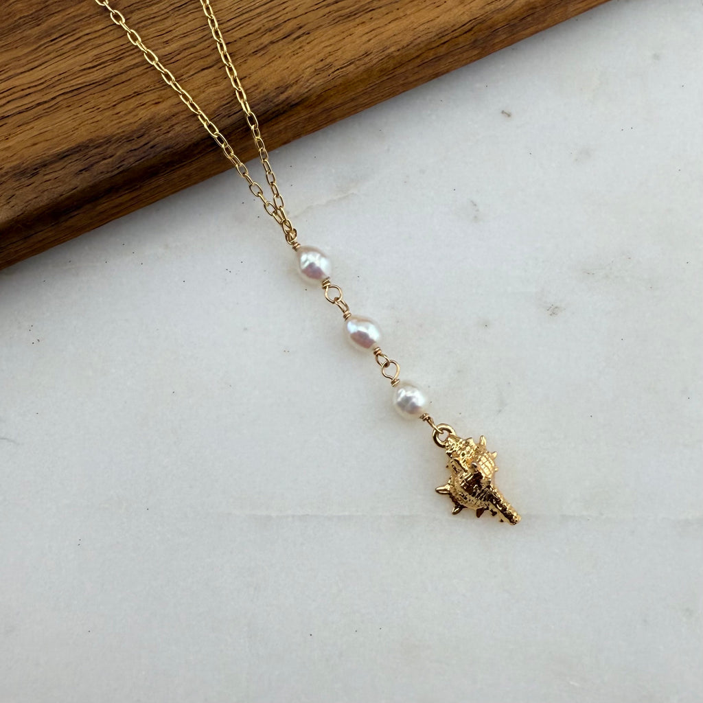 Golden Conch Necklace