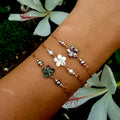 Pearly Plumeria Bracelet
