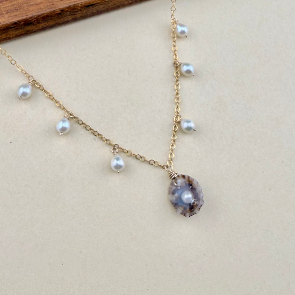 Opihi Awa Multipearl Necklace | Buried Treasure Collection