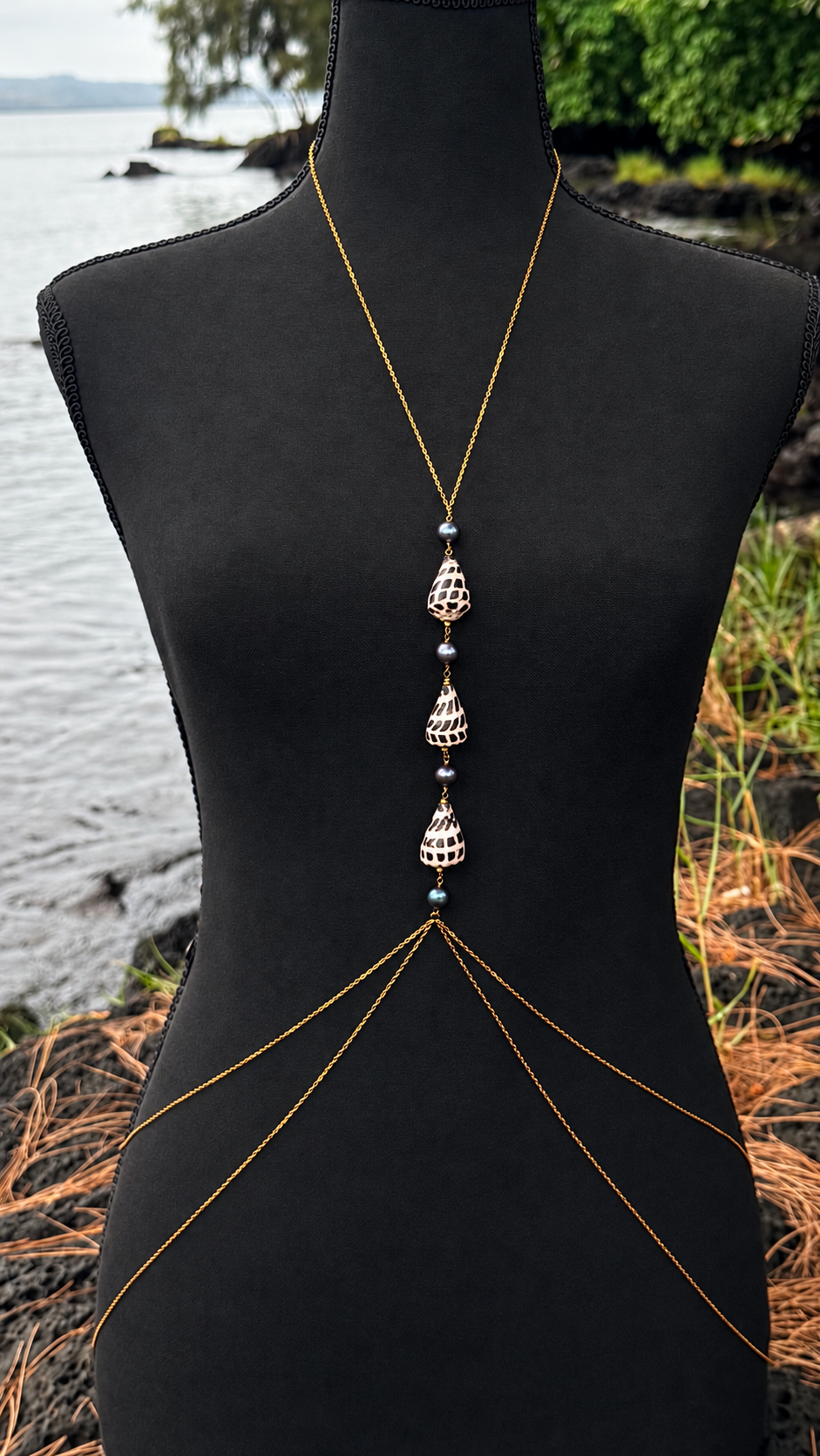 Hebrew Cone Body Chain