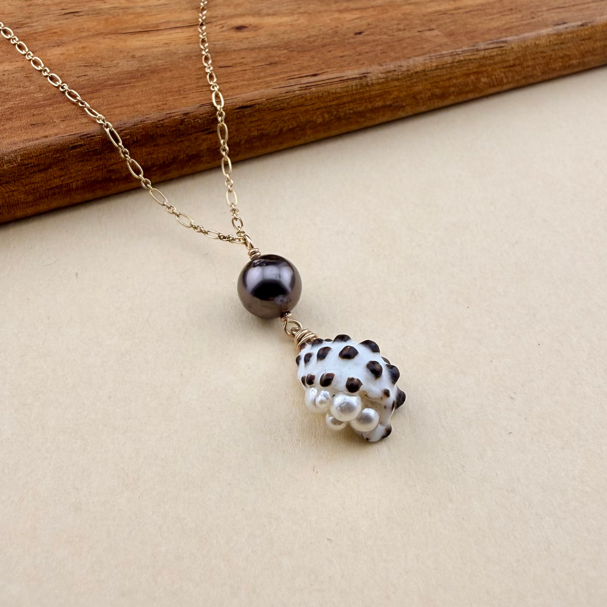 Tahitian Drupe Necklace | Buried Treasure Collection