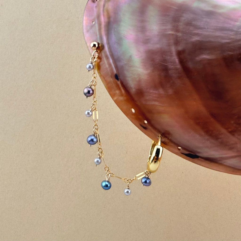 Blue Hour Helix Ear Chain