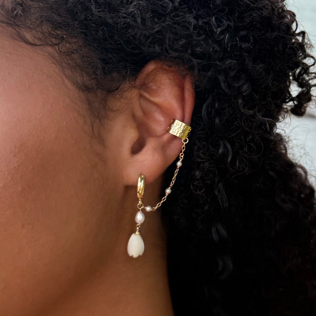 Pikake Mid Earring Cuff | No Helix Piercing Needed