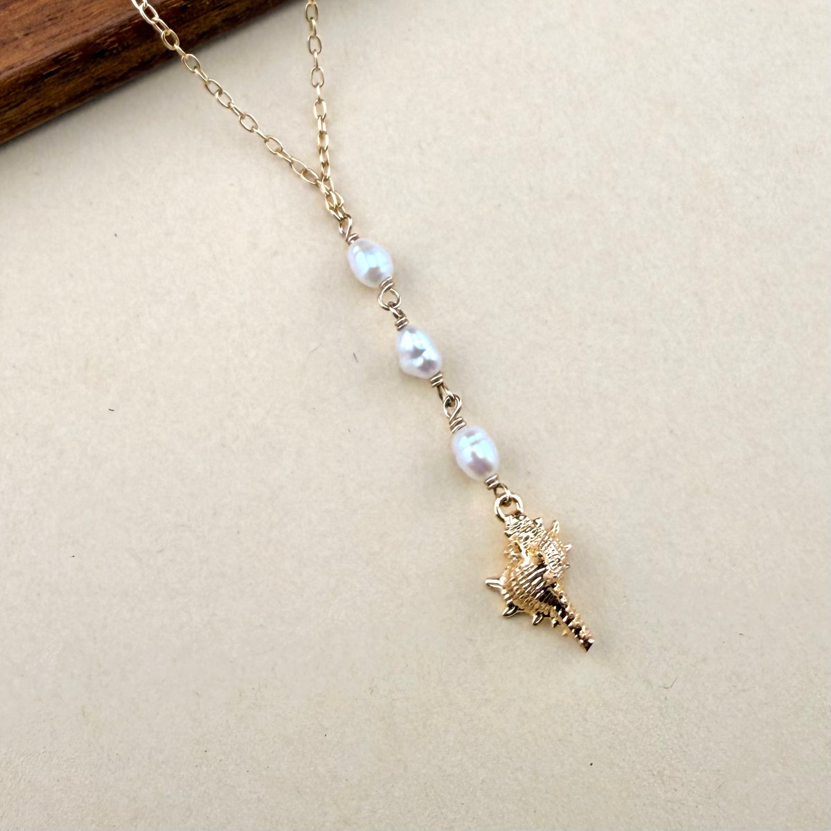 Golden Conch Necklace