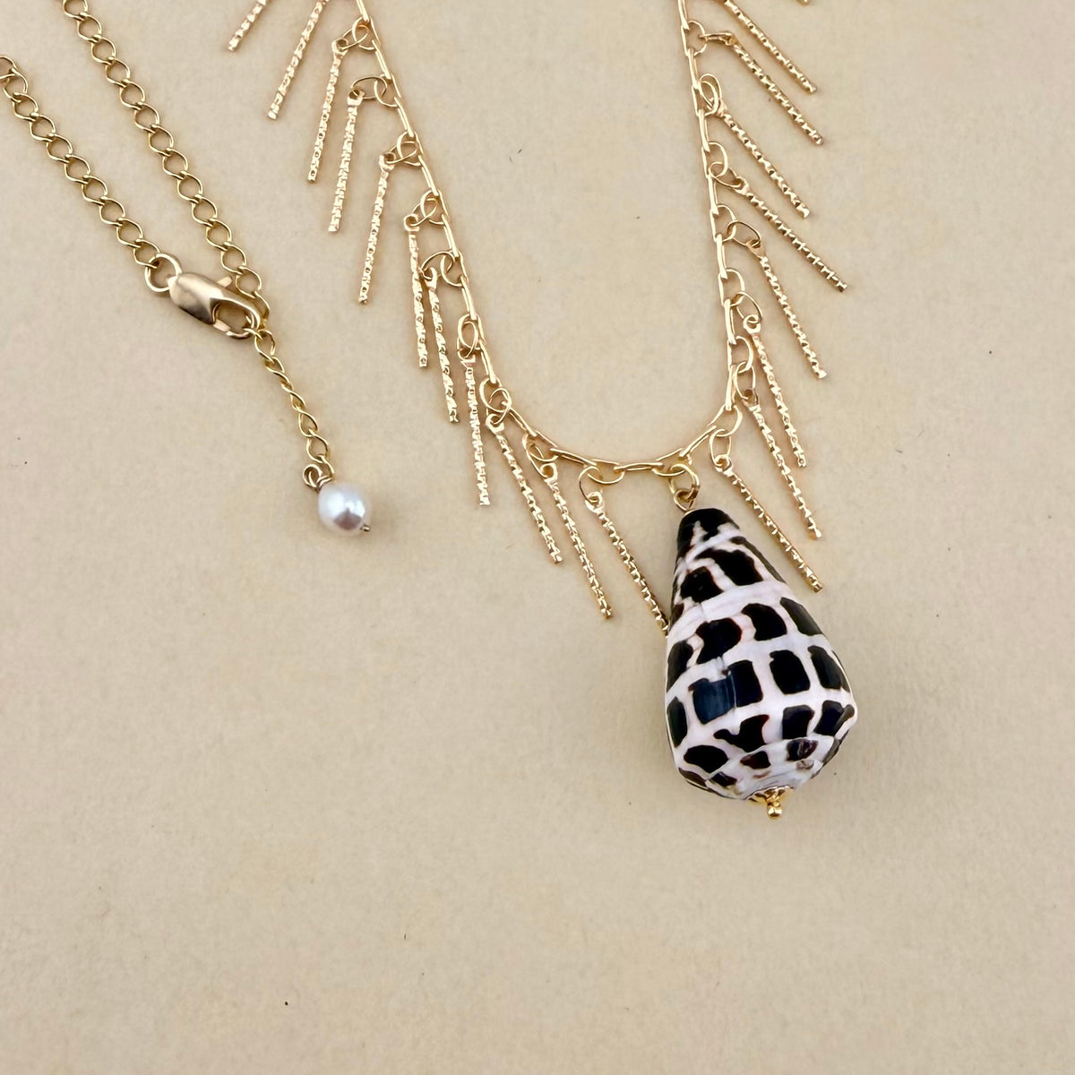 Hebrew Cone Statement Necklace