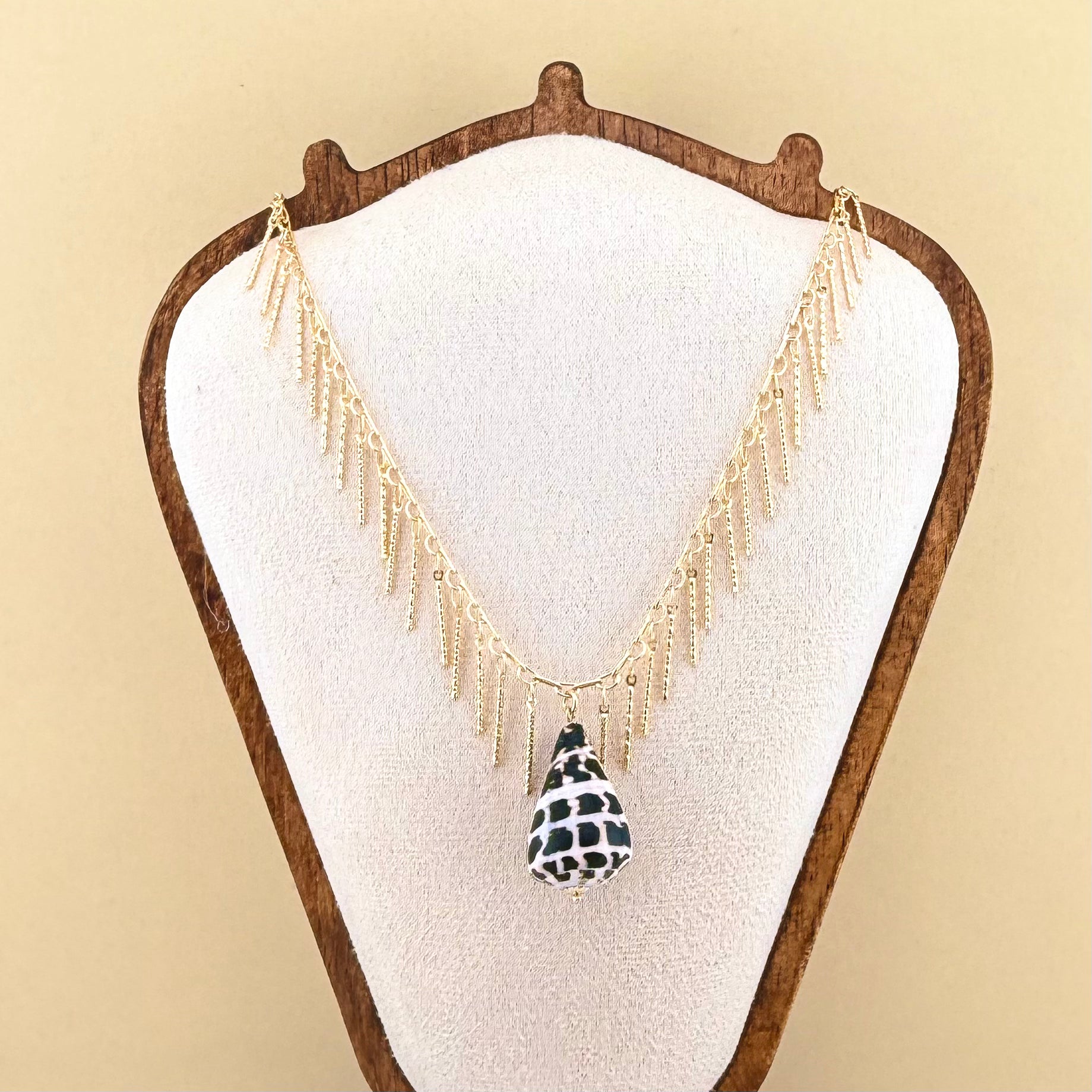 Hebrew Cone Statement Necklace